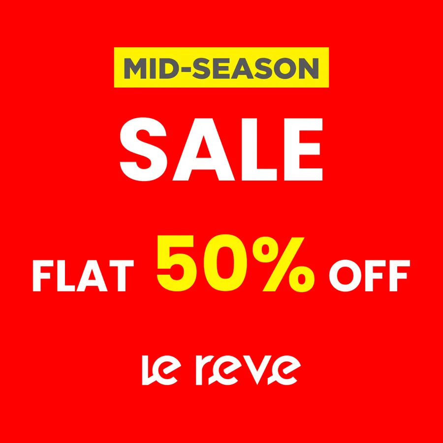 Mid Season Sale Flat 50% Off at LE REVE