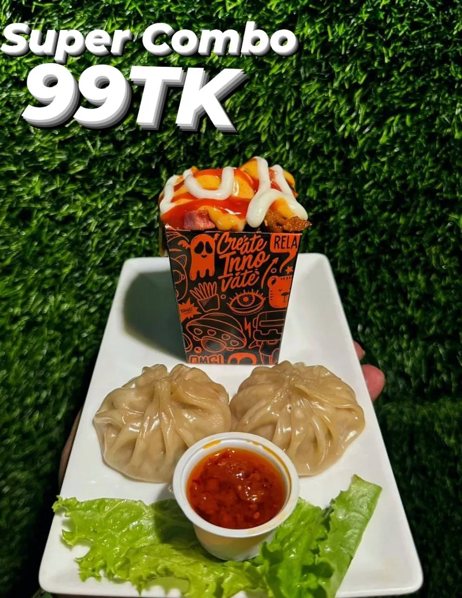 Momo and Meatbox combo only 99 Tk at Food King Restaurant