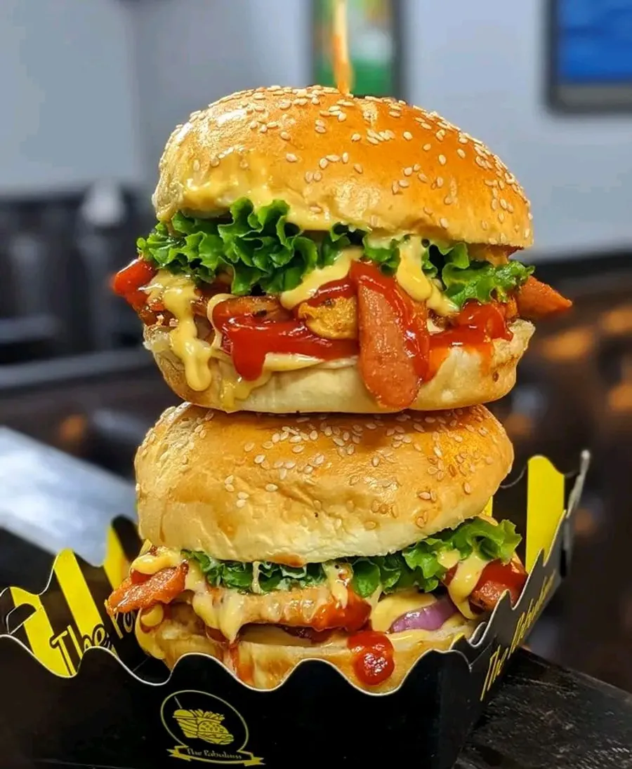 Buy one get one burger offer at The Pabulum