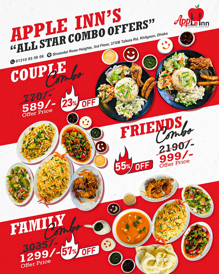 Combo offer and 30% off on Ramen at Apple Inn Khilgao