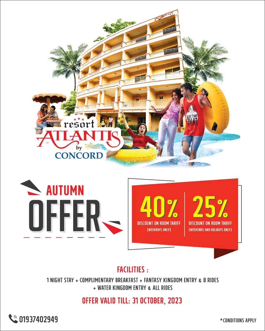 40% discount at Resort Atlantis