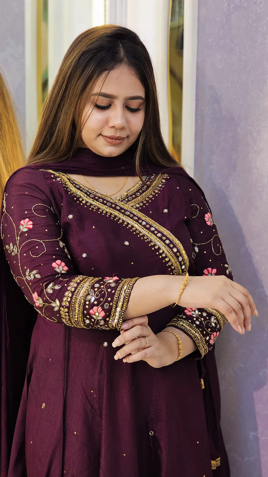 Exclusive karchupi anarkoli at Classy Clothes