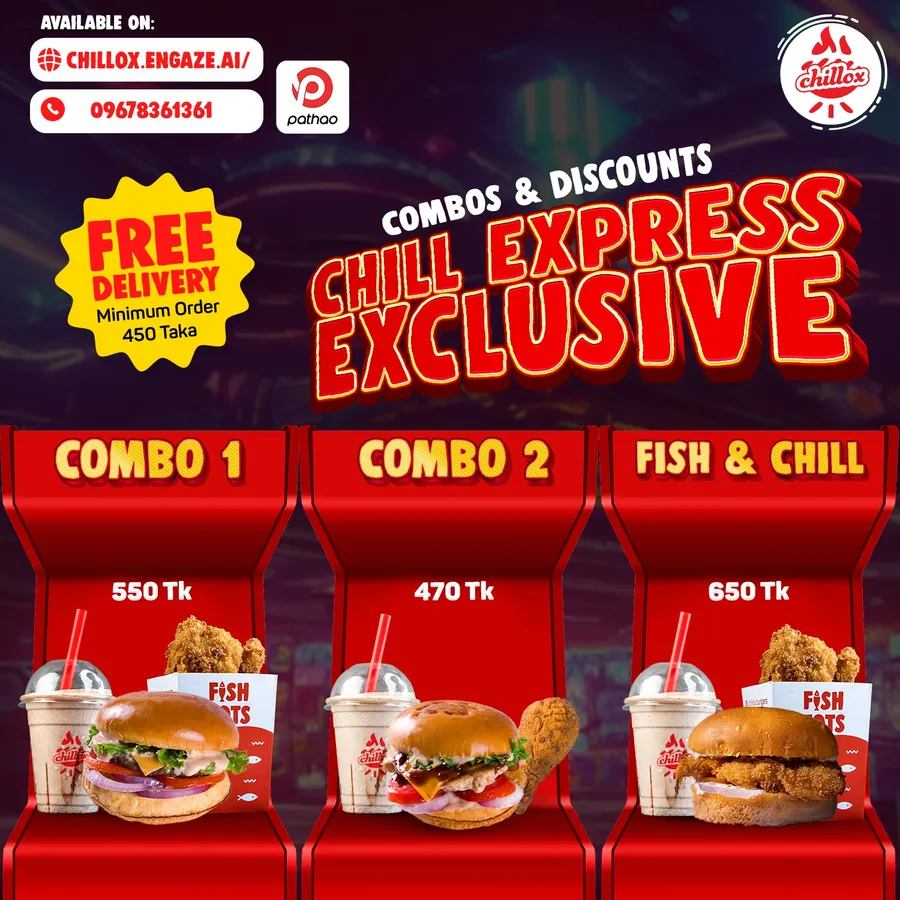 Chillox combo offer plus free delivery