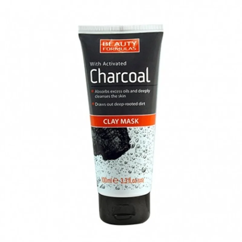 Beauty Formulas With Activated Charcoal Clay Mask (100ml) 15% Discount at Shajgoj