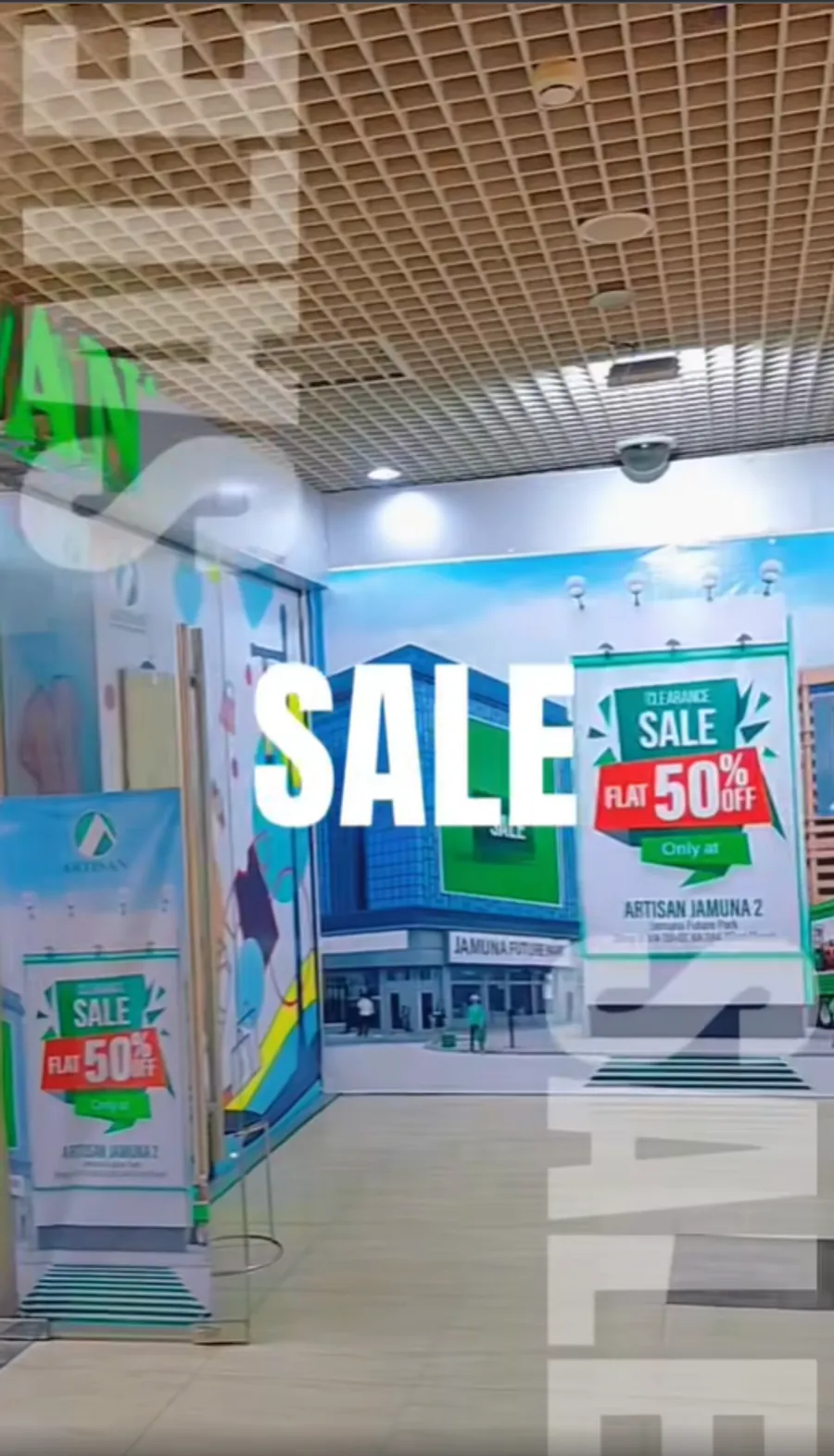 FLAT 50% OFF on everything you adore at Artisan Jamuna Future Park