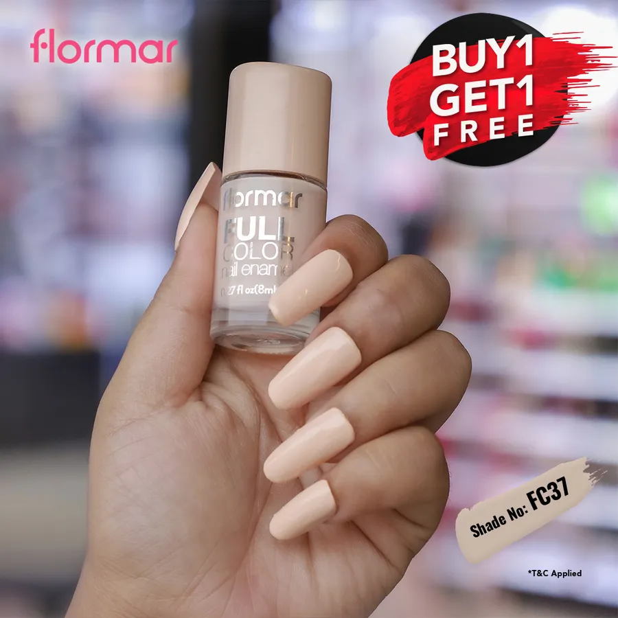 Buy 1 Get 1 FREE on Flormar Full Colour Nail Ename