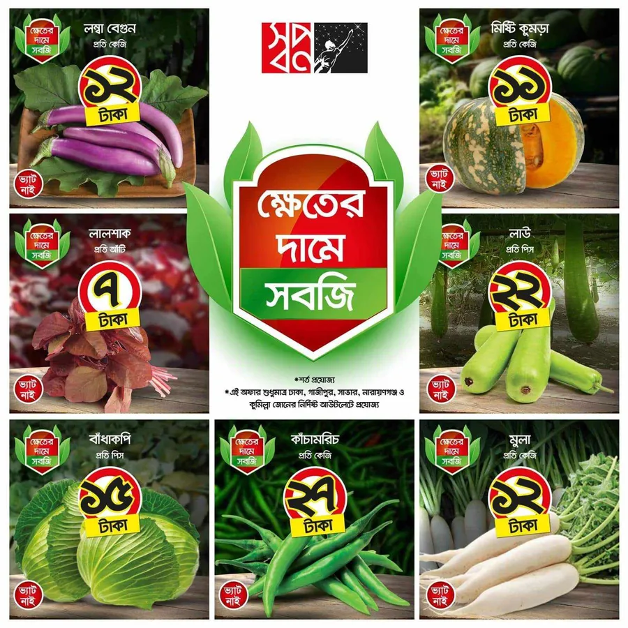 Ongoing vegetables offer at shwapno