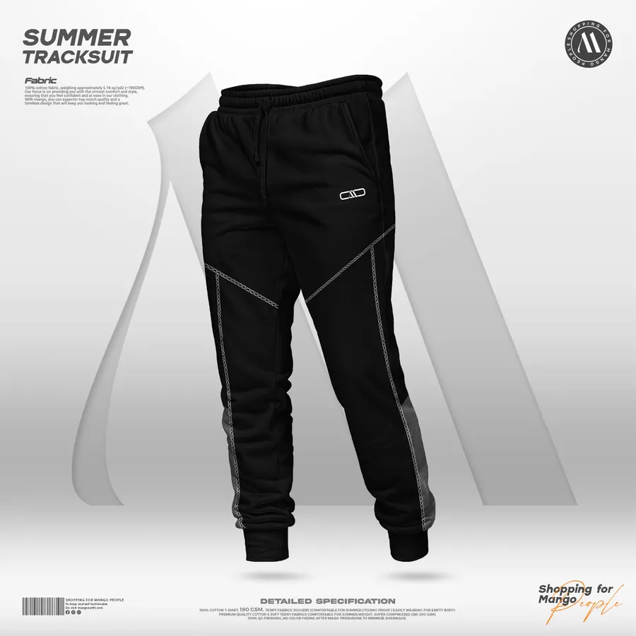 Illusion Black Joggers 5% discount at Mango OutFit