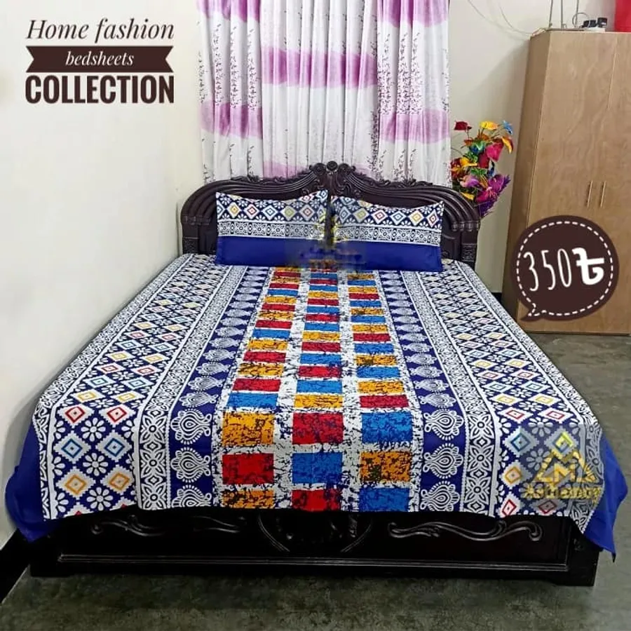 Bed sheet Offer 200 Tk discount only 350 TK | Bed sheet price in bd | bed sheet offer bd at Home fashion bedsheet collection