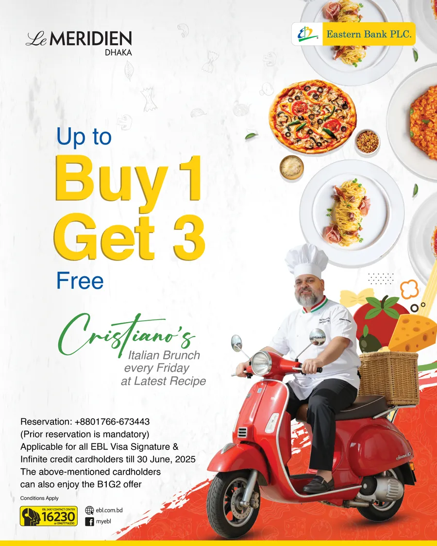Enjoy up to B1G3 Free Italian Brunch at Latest Recipe
