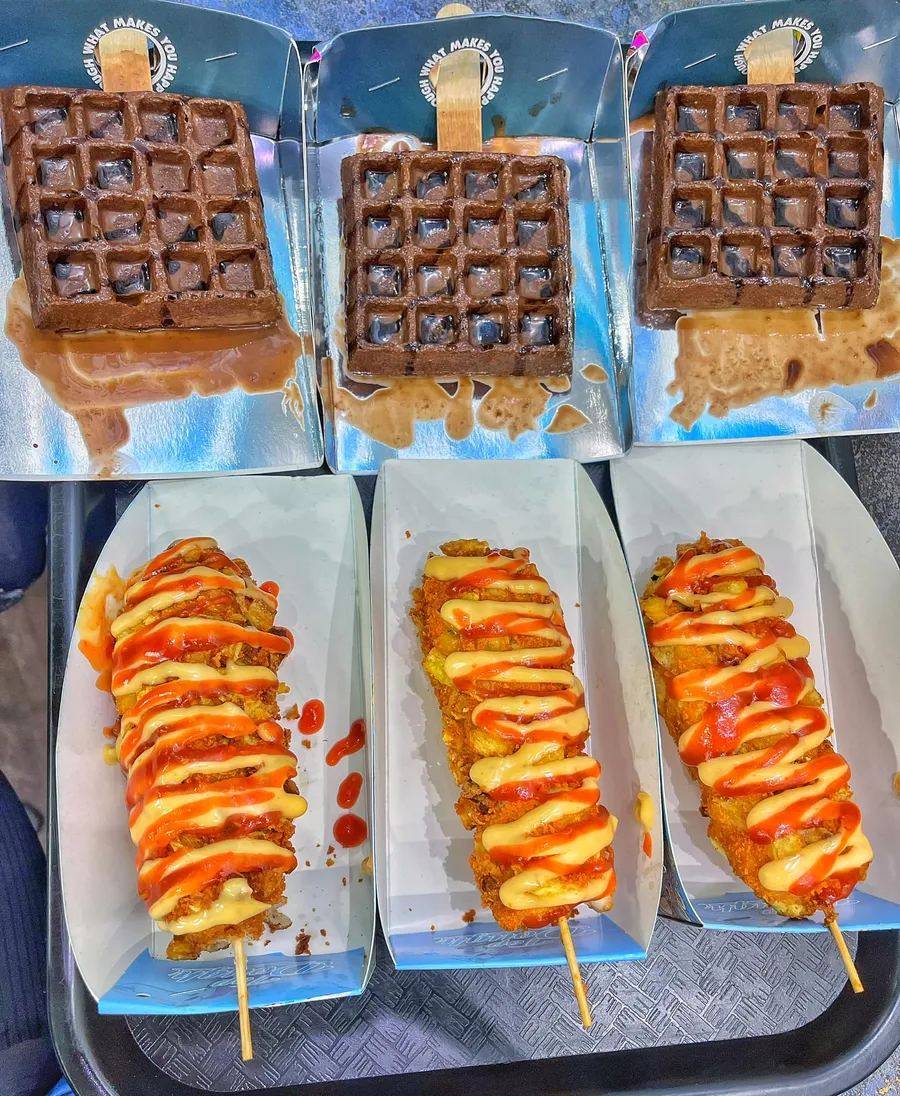 Buy one get one offer | Corn Dough | Waffle at Top Dough