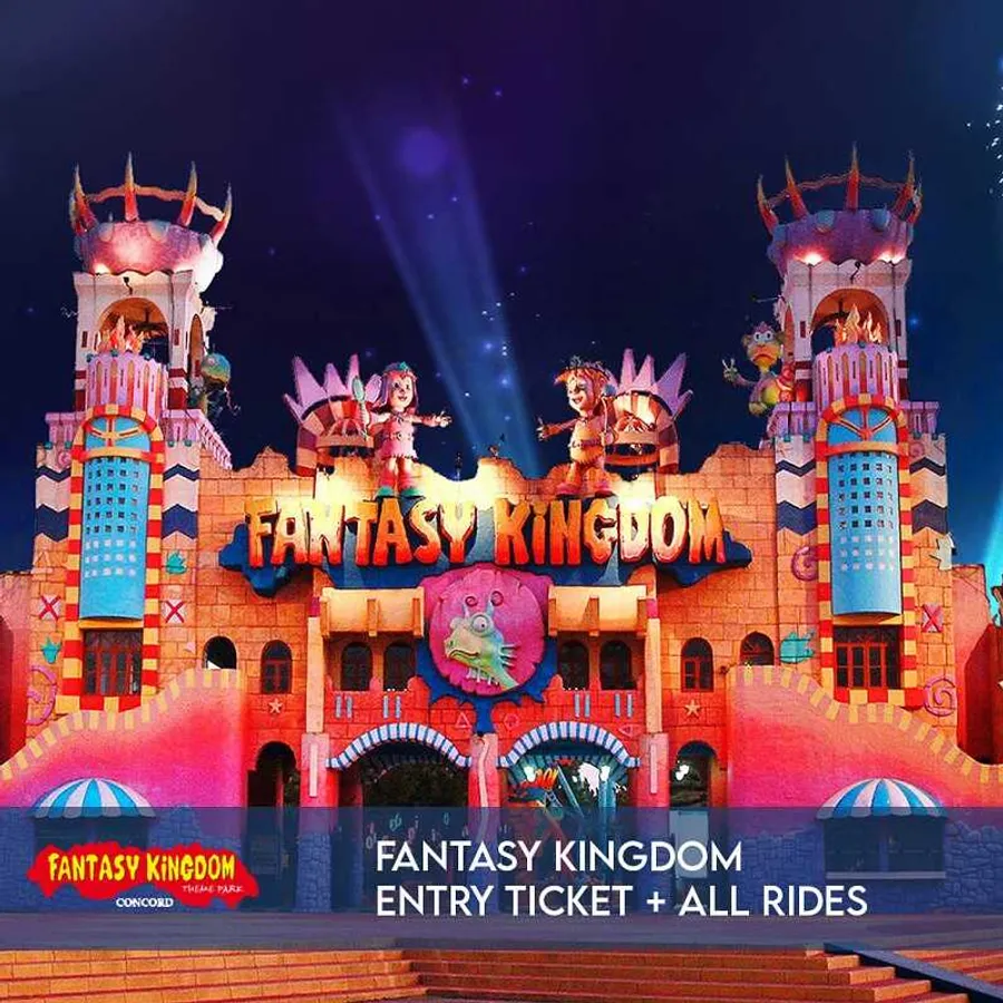 Fantasy Kingdom Entry + 12 Rides Ticket 300 TK Discount