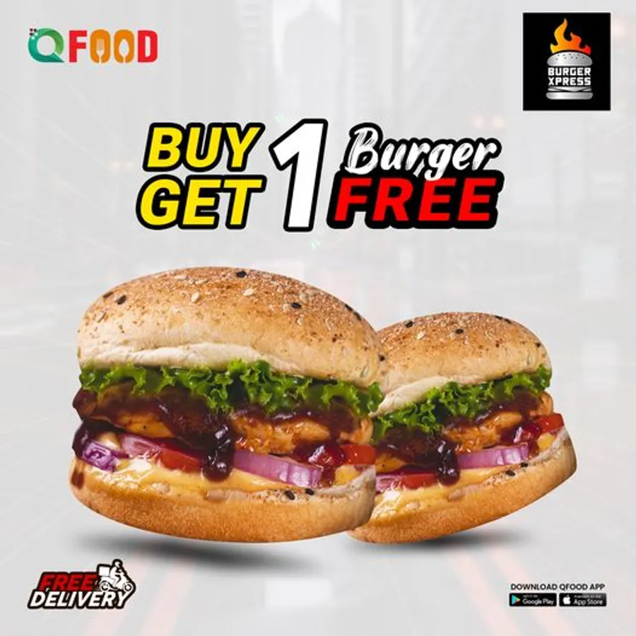 Buy One Get One Free | BOGO Burger Offer at Burger Xpress