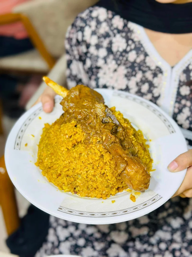 Mutton Leg Roast Kacchi at Dokhina Kitchen Restaurant SonirAkhra