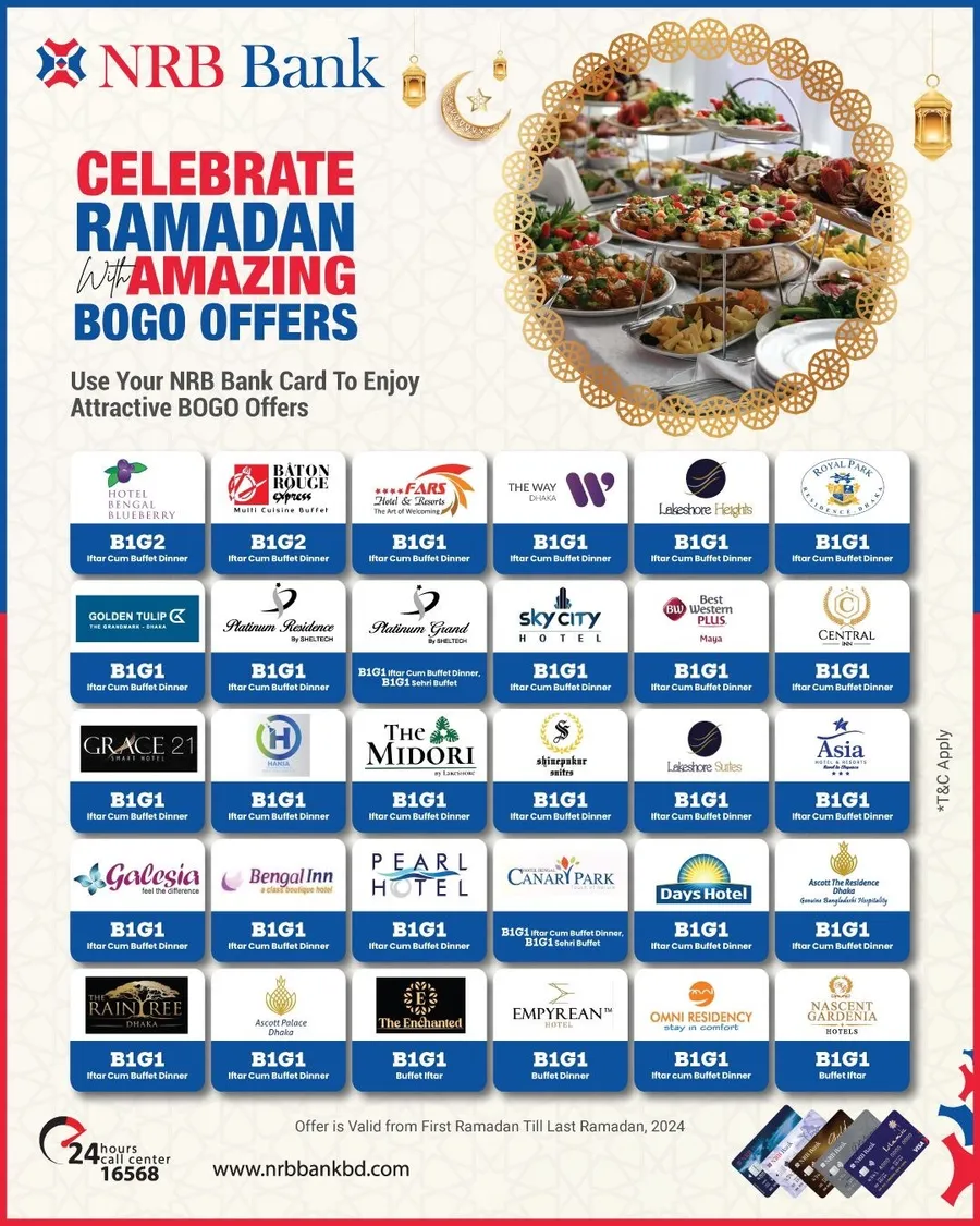 BOGO Offer using NRB Bank Cards