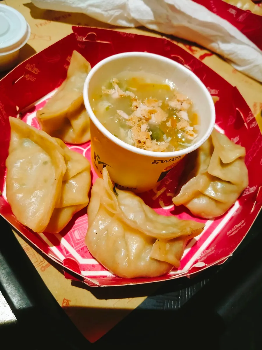 Momo with soup only 120 Tk at Chungking Express Café