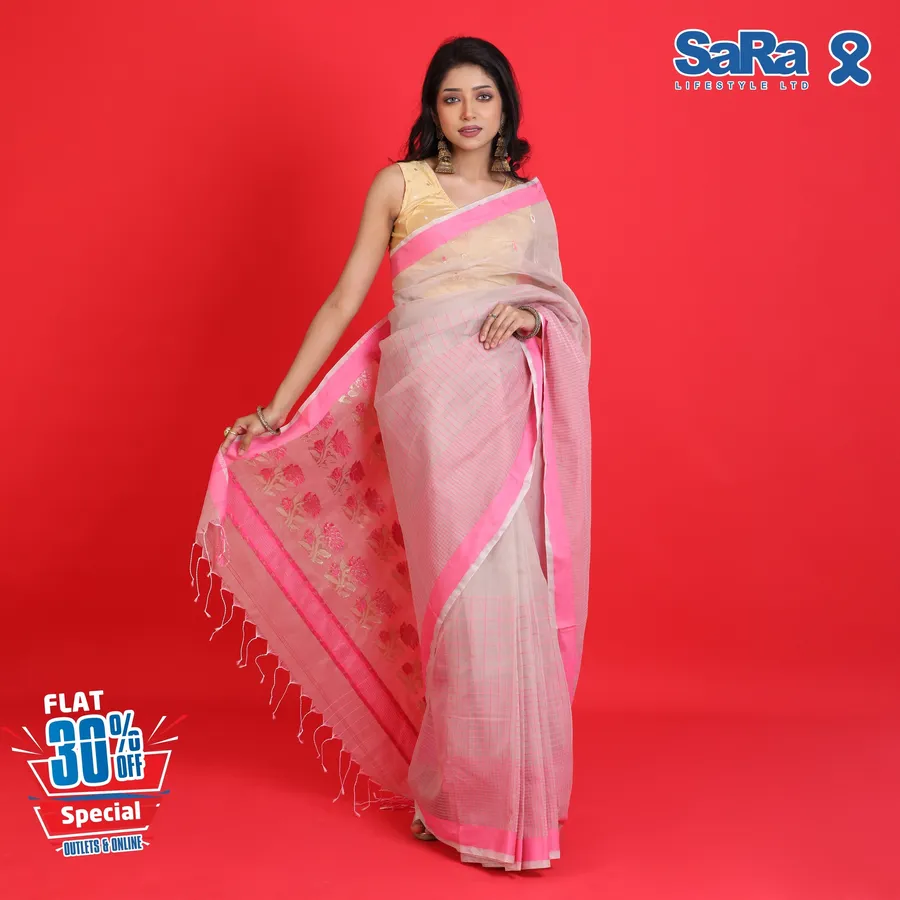 Redefine grace with 30% off Women's Sarees at SaRa Lifestyle