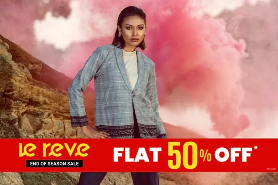 Own the winter look—Flat 50% off on Jackets and Blazers LE REVE wear your dreams