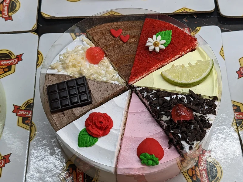 Delicious Cakes | Orange Cheese Cake | Tiramisu Cake | Indaljens Cake | Mixed Flavor Combo Cake at Calorie Feast Gazipur