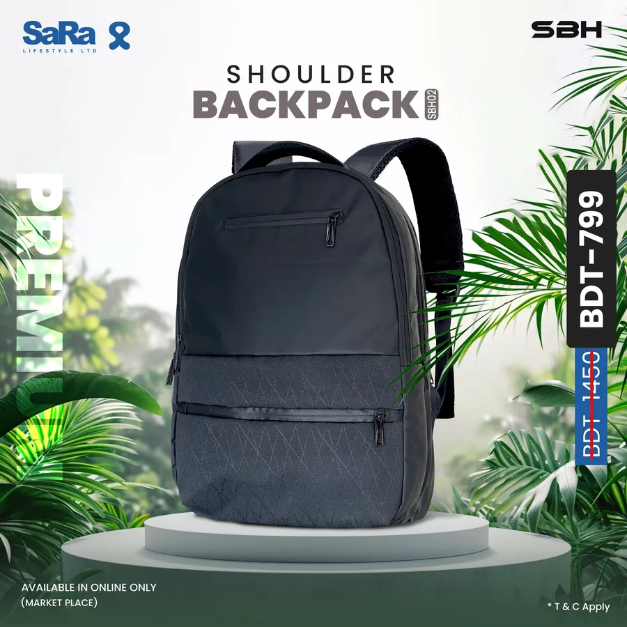 Shoulder Backpack BD | Backpack Offers Bangladesh 45% discount at SaRa Lifestyle Ltd.